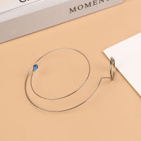 1Pc Soporte De Lupa De Acero Inoxidable Para Reparación De Relojes Accesorios De Anillo Fácil De Usar Para Inspeccionar Piezas Pequeñas - details 4