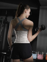 Soporte De Espalda Baja Ajustable Para Hombres Y Mujeres Entrenador De Cintura Para Levantamiento De Pesas Ciclismo Color Negro Beige Gris Tallas M/L/XL/XXL - details 15