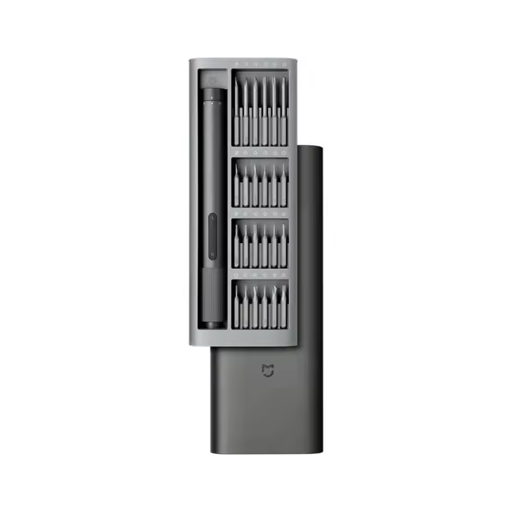 Kit De Destornillador Eléctrico De Precisión Mijia Con 2 Velocidades Torque 400 Destornilladores Tipo-C Recargable Caja Magnética De Aluminio - 1