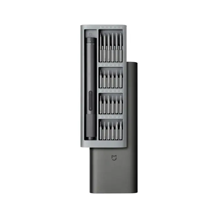 Kit De Destornillador Eléctrico De Precisión Mijia Con 2 Velocidades Torque 400 Destornilladores Tipo-C Recargable Caja Magnética De Aluminio - 1