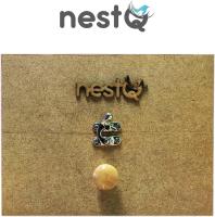 nestQ Nido Grande con Cajon para Periquitos Y Agapornis de Madera con Cama de Viruta y Enganches para Jaulas, Casita de Cría para Pájaros, Nidal para la Jaula de Aves 20cm x 15,5cm x 16cm - details 2