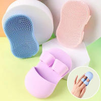 3PCS Cepillo De Limpieza Facial Mini Para Dedos De Silicona Suave Herramienta De Limpieza De Maquillaje Eliminador De Rostro Y Nariz - details 3