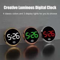 Reloj Digital Mini LED Para Coche Luminoso Adhesivo Interno Para Automóviles Adorno Para Vehículo Accesorios De Coche - details 1