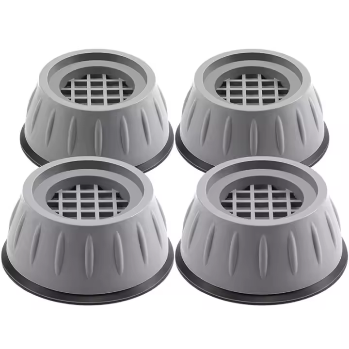 Alfadillas antivibración para Lavadora, a prueba de Golpes y con reducción de ruido, almohadillas antivibración para soporte de Lavadora y seca - 1