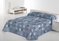 SABANALIA - Colcha estampada Rustik (Disponible en varios tamaños y colores) | Colcha ideal para primavera y verano | Producto ligero y decorativo - details 0
