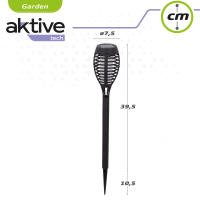 Pack 4 Estaca solar efecto llama Aktive Tech - details 5