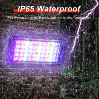 Lámpara De Inundación LED RGB 50W 100W 300W Con Control Remoto IP65 Impermeable Para Exteriores AC220V Con Enchufe UE - details 4