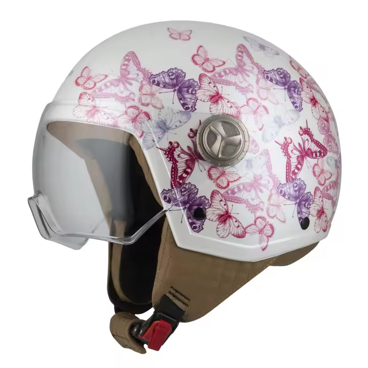 Casco de Moto Minijet Zeta 2 NZI - Clásico Moderno, Confortable y Ligero - 1