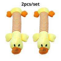 Juguete De Molar Para Perros Suave Y Duradero Adecuado Para Todas Las Razones De Perros Peluche Con Sonido Squeak Forma De Elefante Pato Y Vaca Juguetes Para Mascotas - details 3