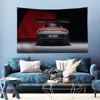 Bandera De Decoración Para Habitaciones Con Diseño De Porsche 911 GT3 Origen China Madera De Bambú Sin Embalaje Peso Nulo - details 7