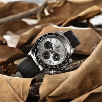 Reloj De Cuarzo Para Hombre PAGANI DESIGN Con Cristal De Zafiro Auto Fecha Cronógrafo Resistente Al Agua Acero Inoxidable Lujo - details 15