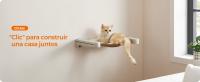 Feandrea Colección Clickat - N.001 Hamaca para Gatos, Montaje Super Rápido, Ampliación Ilimitada, Módulo y Tela Reemplazable, Hamaca de Gatos de Pared, Plataforma Mural para Gatos - details 0