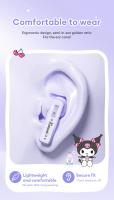 Sanrio Auriculares Inalámbricos Bluetooth 5.4 BL02 Con Control Táctil Reducción De Ruido Longitud De Duración De La Batería Cute Kuromi My Melody - details 10