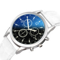 Reloj De Lujo De Cuarzo Con Dial De Acero Inoxidable Reloj Casual De Pulsera Material De Correa De Cuero Estilo Fashion & Casual - details 24