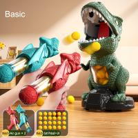 Juguete De Tiro Con Dinosaurio Para Niños Y Niñas Jugando Con Objetivo Móvil Y Pistola De Bombas De Espuma Juego Educativo Para Niños - details 1