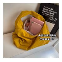 Bolso De Hombro Casual De Nylon Para Mujer Con Compartment Interior Bolsa De Compras Con Cierre De Cremallera Color Sólido Estilo Versátil - details 8