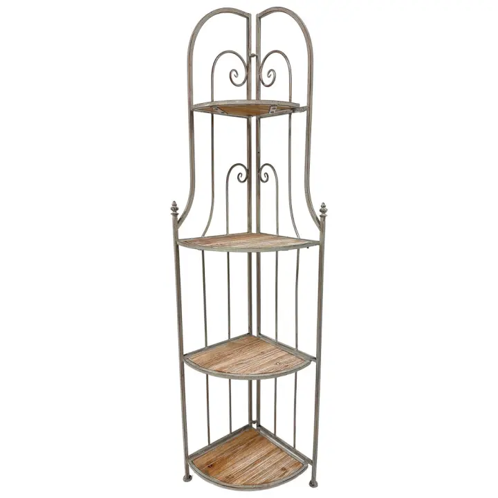 Estanteria expositor beige, 37x37x175h cm - 1