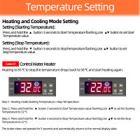Controlador De Temperatura Digital STC-1000 STC-3000 Con Sensor LED Termómetro Higrómetro Relé Termostato Regulador 12V 24V 220V Para Hogar - details 12