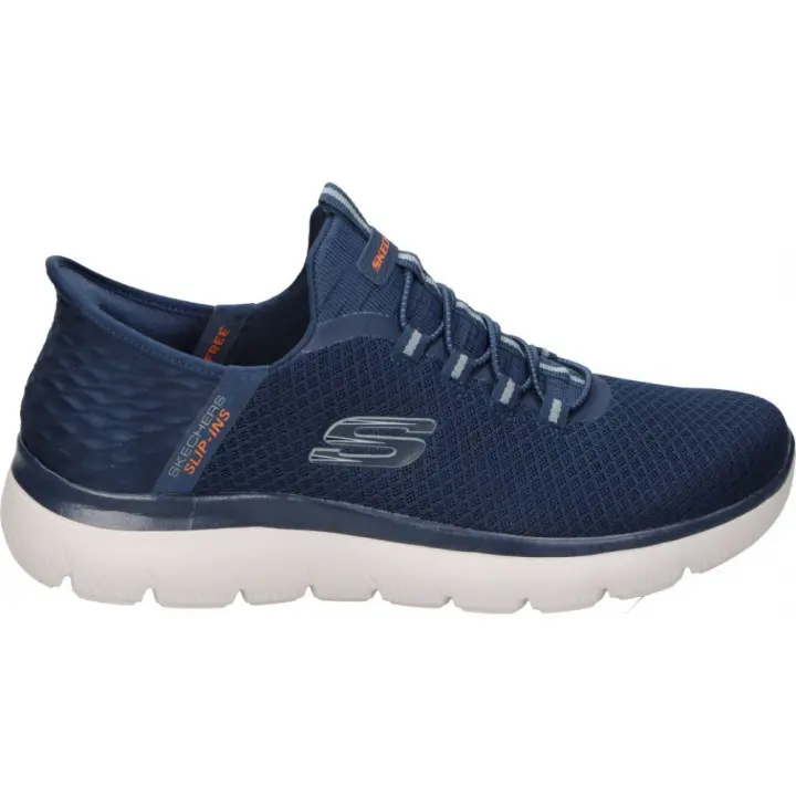 SKECHERS | Deportivas Skechers Slip-ins Summits High Range para Hombre – Zapatillas en Color Azul Navy – Sneaker Sin Cierre – Slip Ins – Fácil de Poner y Quitar Sin Manos – Arch Fit – Cómodas – Modelo 232457-NVY - 1
