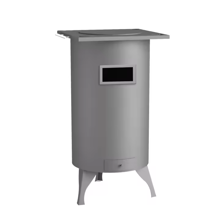 Barbacoa calientaplatos redonda fm bh7 dia. 42x78,4cm - 1