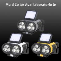 Linterna Frontal LED Con Sensor Inteligente Y Clip Recargable Tipo-C Con Pantalla De Energía Para Ciclismo Pesca Camping Y Otros Uso Exterior - details 12