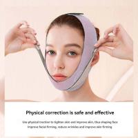 Cinturón Delgado Para Rostro Elevador Doble Mentón Máscara Facial Tensa Pero No Aprieta Adecuado Para Todas Las Formas De Rostro Herramienta De Adelgazamiento - details 4