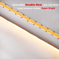 Tira De Luz LED COB Doble Fila 10000lm Super Brillante 600 LEDs/m Flexibles Dimmer DC24V RA90 Iluminación LED 3000K 4000K 6500K Para Sala De Estar - details 3