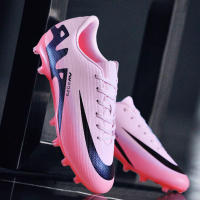 Nuevos Zapatos De Fútbol Ultraligeros Para Hombres Con Suela De Goma Respirables Y Microfibra Botas De Fútbol De Interior Con Tornillo Largo Entrenamiento Deportes Y Moda - details 6