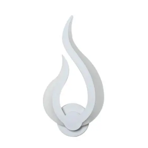Aplique Led, Regulable 3 Colores, 10w, Luz En Forma De Llama, Aluminio Y AcríLico - 1