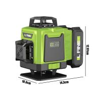 Nivel Laser Profesional 16 Líneas 4D, Automático 360°, Niveles Láser Autonivelantes, Niveles Horizontales y Verticales Herramientas, Con batería de 3,7 V 4800 mAh - details 1