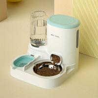 Estación De Alimentación Y Agua Para Gatos Automática - Set De Dispensador De Alimento Y Agua No Eléctrico Fácil De Limpieza Para Mascotas De Plástico - details 4