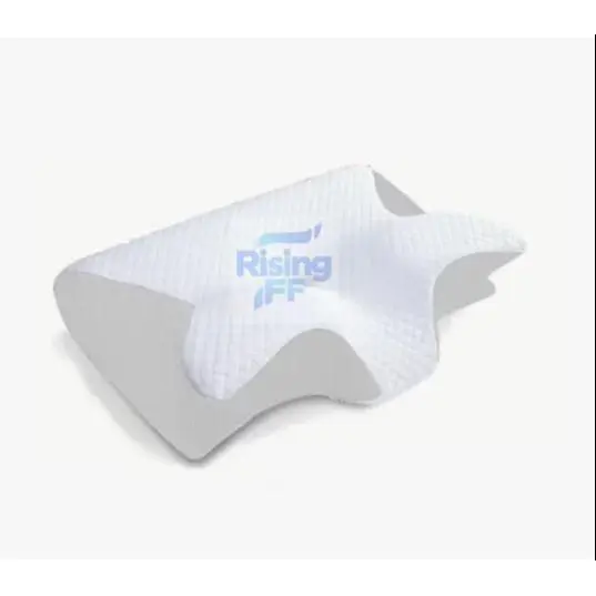 Cojín De Memoria Para El Cuello En Forma De Mariposa Cojín De Descanso Para El Sueño De Masaje Ortopédica Para El Cuello Cómoda Y Cubierta De Espuma De Memoria - 1