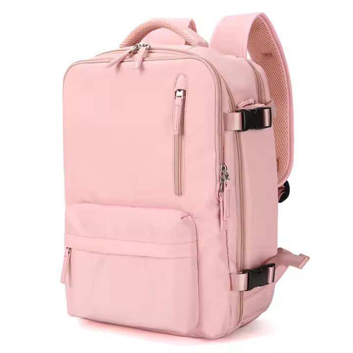 Mochila de viaje para mujer y niña, morral escolar de negocios de 15,6 pulgadas para ordenador portátil con bolsa de zapatos ind - 1