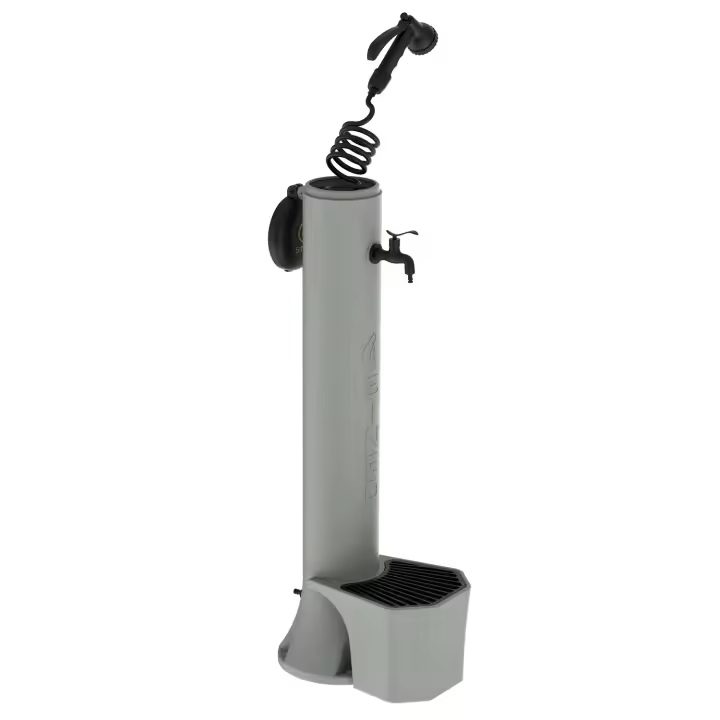Sined Triton Pro Fuente De Polyethylene With Toma Doble y Cesta Tórtola De Fácil Instalación With Manguera De 75 m De Longitud - 1