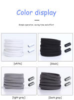 Cordones Elásticos Multicolor Para Zapatos Deportivos Sin Cordones Para Niños Adultos Y Ancianos Correa De Atletismo Rápida - details 10