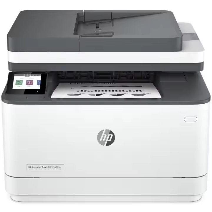 Multifunción Láser Monocromo HP Laserjet Pro 3102FDW WiFi/ Fax/ Dúplex/ Blanca - 1
