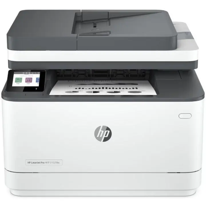 Multifunción Láser Monocromo HP Laserjet Pro 3102FDW WiFi/ Fax/ Dúplex/ Blanca - 1