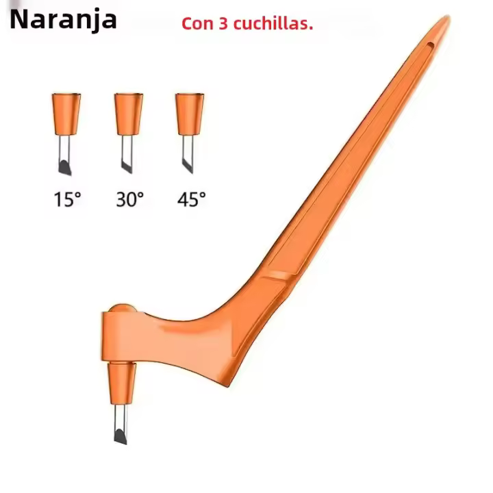 Cortador Rotativo De Acero 360 Grados Herramienta De Arte DIY Con 3 Hojas De Corte Cutter De Seguridad Para Papel Y Manualidades - 1