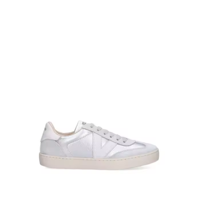 VICTORIA Deportivo CASCO Plata Piel Mujer - 1