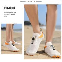 Outdoor five-finger fitness river tracing shoes wading beach shoes unisex barefoot diving shoes diving swimming fitness cycling mountaineering shoes - details 8