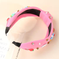 1pc Cinta Para El Cabello De Niñas Con Perlas Y Diamantes Decoración De Lápiz De Dibujo Moda De La Temporada De Regreso a La Escuela Para Adolescentes - details 4
