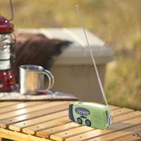 Radio de emergencia meteorológica NOAA de manivela manual alimentación por Energía Solar con 3LED interior 2000mAh Fuente de Alimentación Móvil - details 1