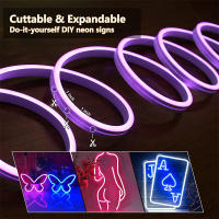 Luces Neón RGB FLEXIBLE Y Impermeables Para Decoración Interior De Hogar LED Para Dormitorio Cocina DC Certificación CE ROHS - details 9
