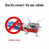 Estufa Portátil Para Camping Con Quemador Plegable Antiviento Para Cocinar Al Aire Libre Accesorios De Gas Para Senderismo Y Picnics - details 0