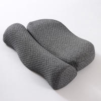 Almohada De Espuma De Memoria Ortopédica Almohada De Cuello Con Masaje Para Alivio Del Dolor Cervical Cojín Ergonómico Para Descanso Y Viajes - details 13