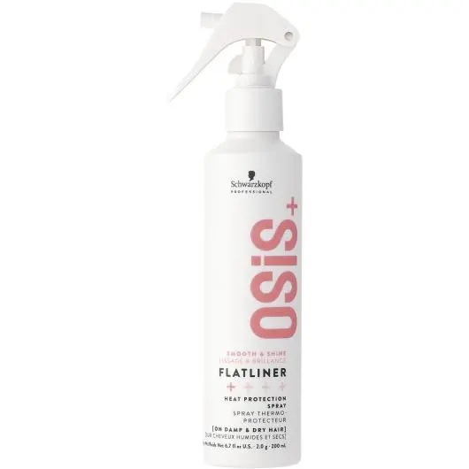 Schwarzkopf Mass Market Spray Protector Térmico Flatliner para Cabello Liso y Sedoso con Protección Duradera Contra el Calor y la Humedad - 1