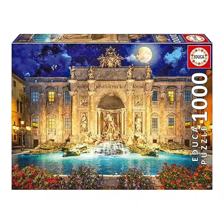 Educa Puzzle Fontana di Trevi Roma 1000 Piezas 19923 - 1