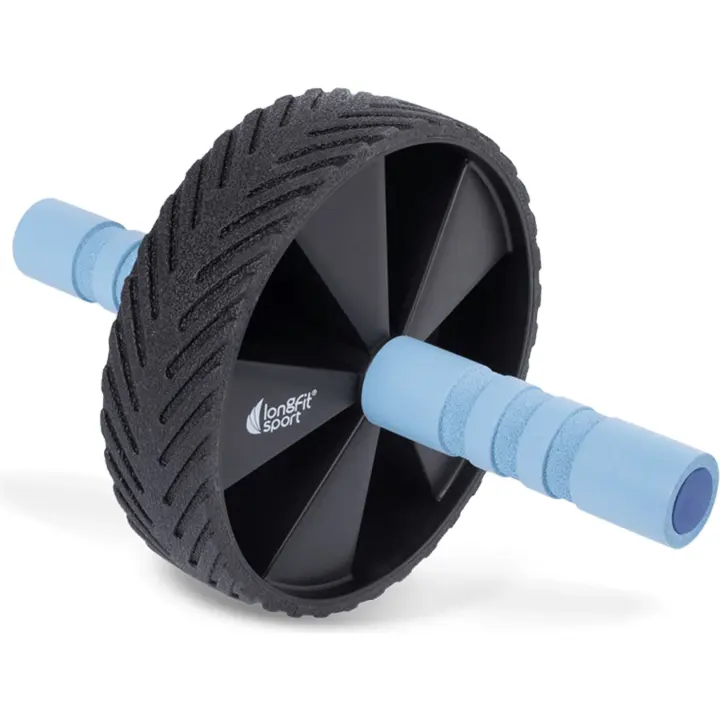 LongFit Care - RODILLO ABDOMINALES SPORT - Fortalece el core de manera eficaz - Diseño ergonómico y portátil para uso en casa o gimnasio - 1