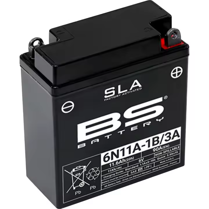 Bs Battery Batería Agm 6n11a-1b/3-a - 1