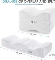 Almohada Ortopédica Viscoelástica para Piernas Kinoto – Cojín Ergonómico para Dormir de Lado y Aliviar la Presión - details 1